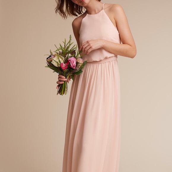 Anthropologie Dresses & Skirts - Blush pink BHLDN bridesmaid dress